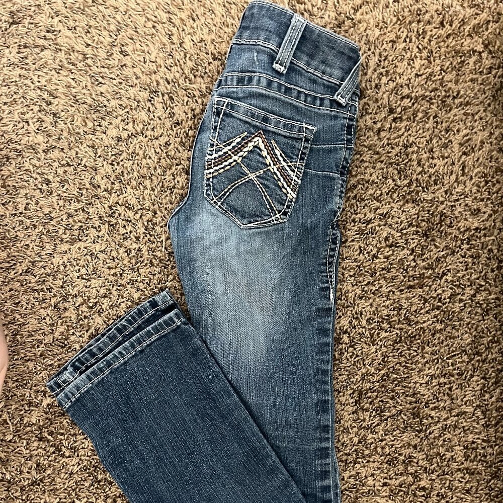 Ariat R.E.A.L. Low Rise Bootcut Jeans Womens Size 25R